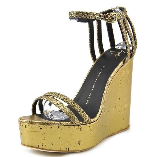 gold giuseppe heels