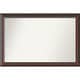 preview thumbnail 7 of 183, Wall Mirror Choose Your Custom Size - Extra Large, Cyprus Walnut Wood
