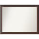 preview thumbnail 5 of 183, Wall Mirror Choose Your Custom Size - Extra Large, Cyprus Walnut Wood