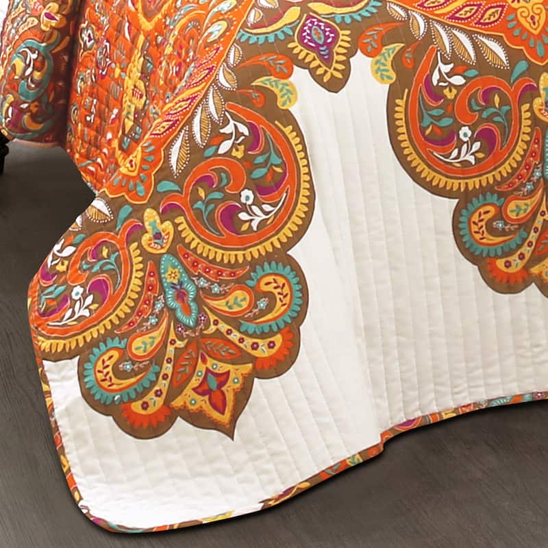 The Curated Nomad La Boheme Boho Chic 3-piece Quilt Set
