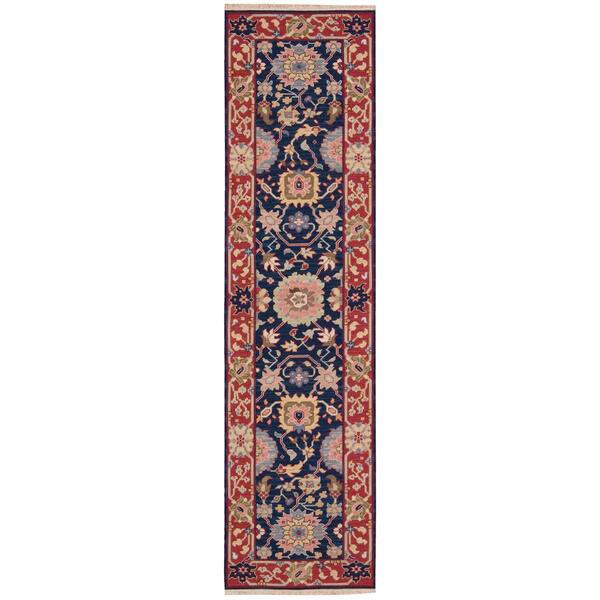 slide 2 of 5, Nourison Nourmak Area Rug 2'6" x 10' Runner - Navy - Rectangle