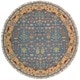 preview thumbnail 29 of 27, Nourison Nourmak Traditional Border Area Rug 8' Round - Blue - Runner/Round