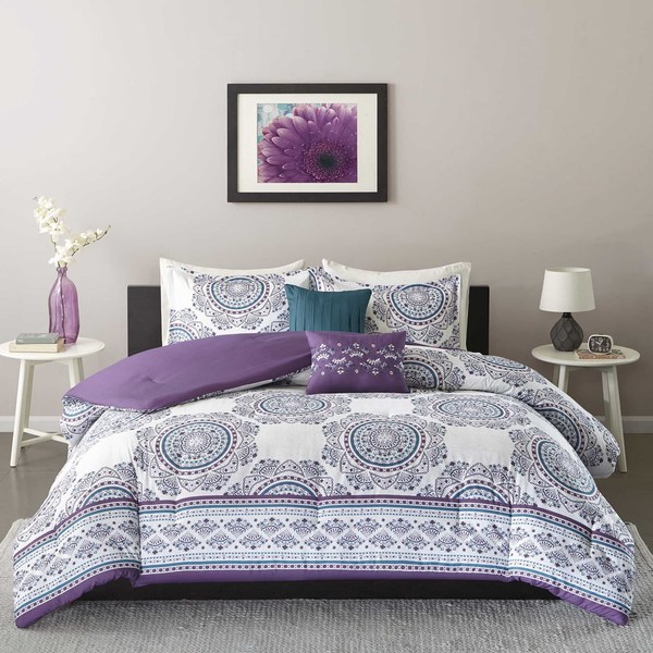 Intelligent Design Mikay Purple 5 piece Comforter Set e10ecf2d 3bea 4a34 984e 633aea169bf4_600