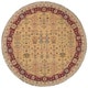 preview thumbnail 15 of 27, Nourison Nourmak Traditional Border Area Rug 8' Round - Yellow - Runner/Round