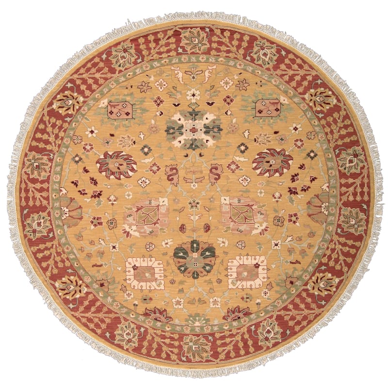 Nourison Nourmak Area Rug - 8' Round - Gold - Runner/Round
