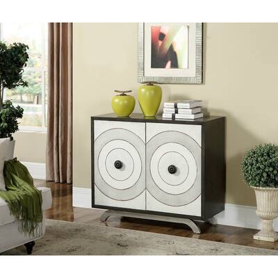 Christopher Knight Home Mirror and Grey Two-door Cabinet