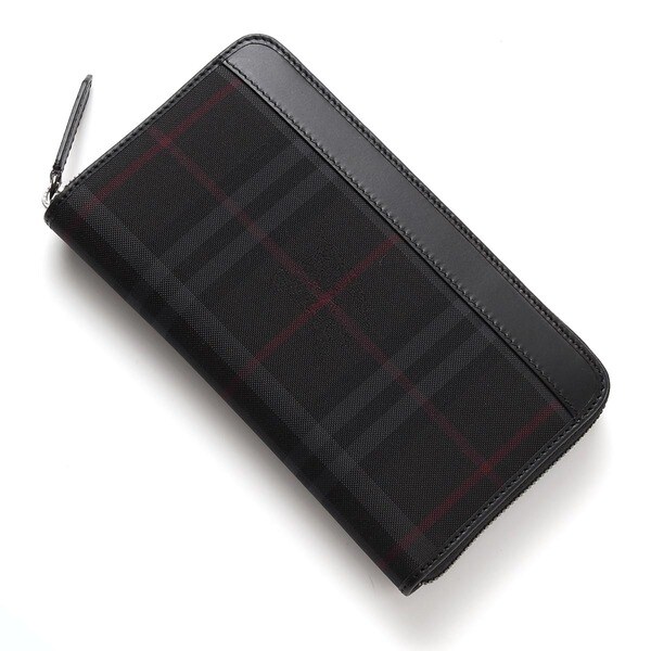 burberry zip around wallet mens