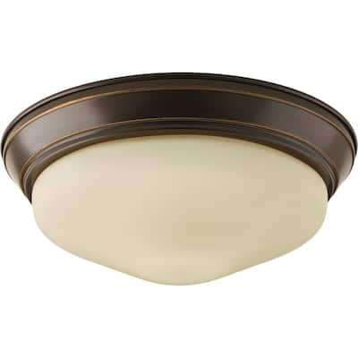 Progress Lighting Bronze Steel 11-inch LED Flush Mount with AC Module - N/A
