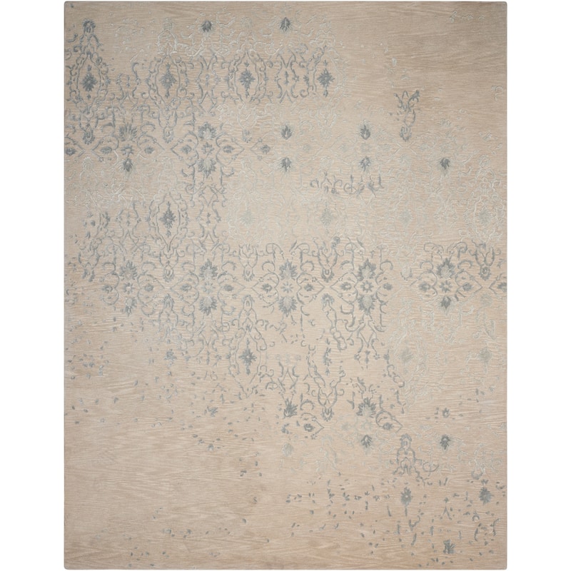 Nourison Opaline Area Rug - 7' 9" x 9' 9" - Beige - Runner/Rectangle
