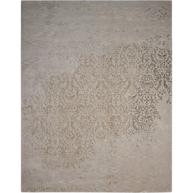 Nourison Opaline Area Rug - 8' 6" x 11' 6" - Grey - Runner/Rectangle