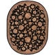 preview thumbnail 18 of 32, Nourison Hand-tufted Area Rug 7' 6" x 9' 6" - Black - Oval