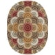 preview thumbnail 6 of 14, Nourison Hand-tufted Area Rug 7'6" x 9'6" - Multi - Oval