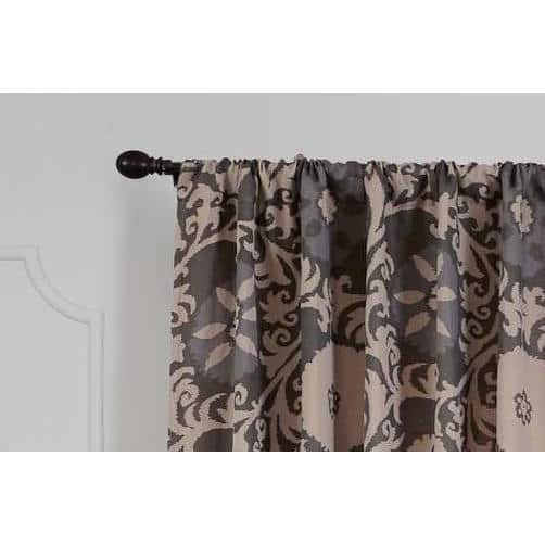 Linen Cotton Suzani 96-inch Curtain Panel - 48 x 96