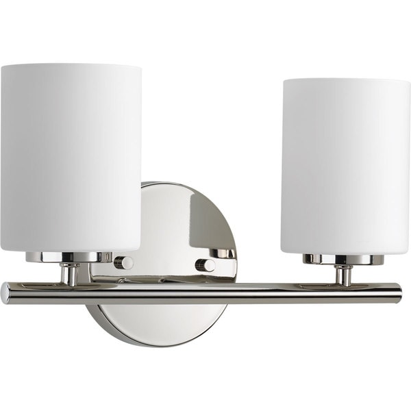 Progress Lighting P2158-104 Replay 2-light Bathroom Fixture