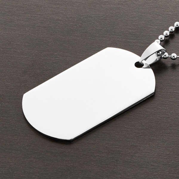 24 inch dog tag chain