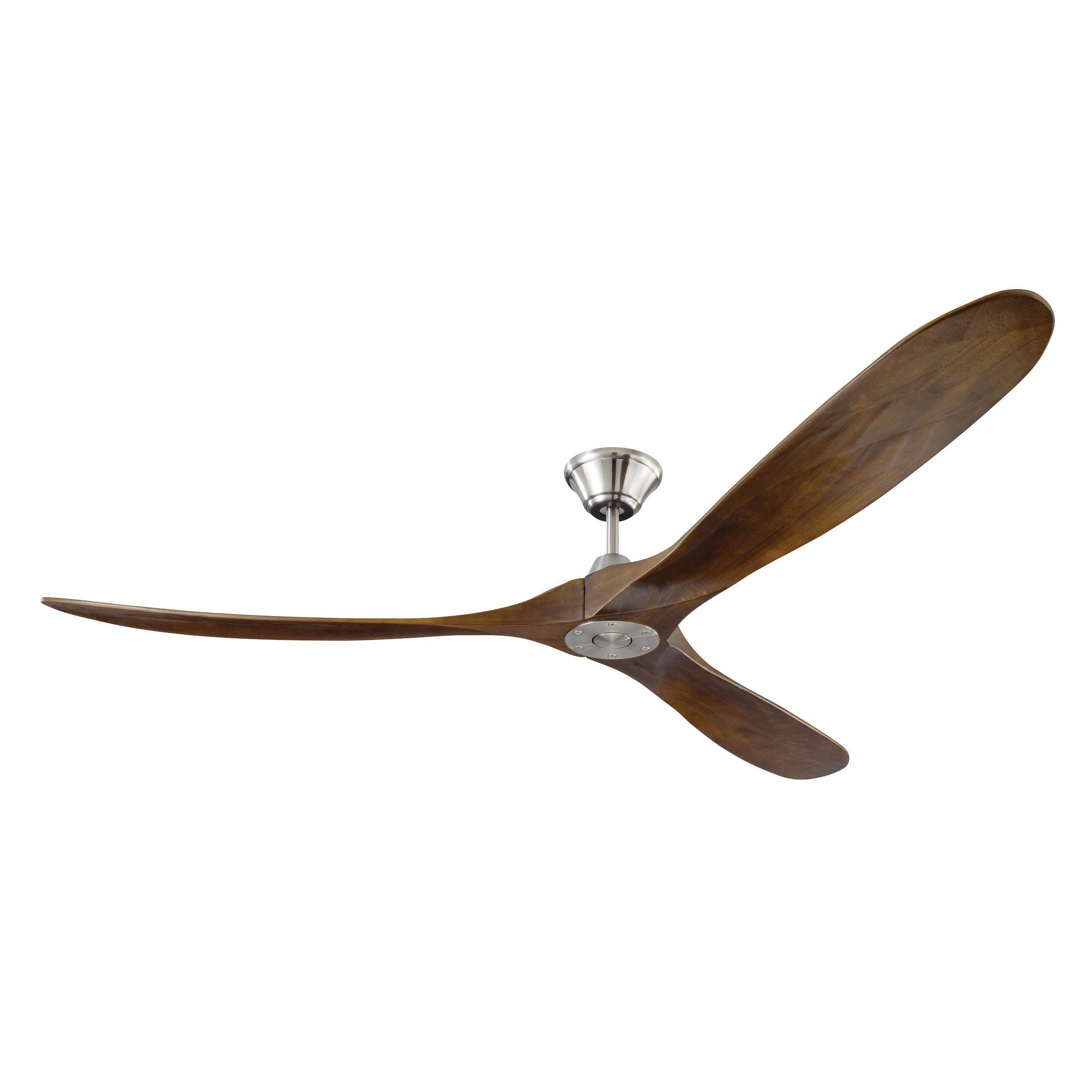 Monte Carlo Maverick Max 70 Inch Brushed Steel Ceiling Fan