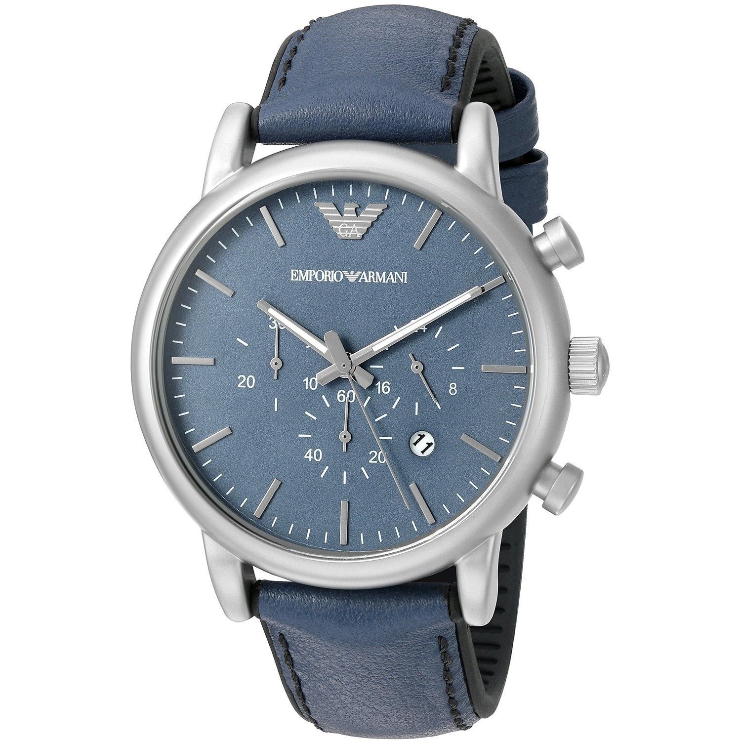 armani luigi chronograph watch