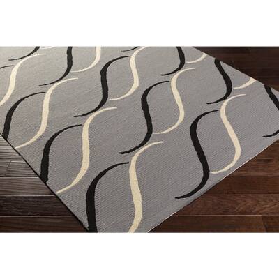 Hand Hooked Hunan Indoor/ Outdoor Area Rug - 8' x 10'