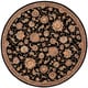 preview thumbnail 19 of 32, Nourison Hand-tufted Area Rug 8' Round - Black - Round