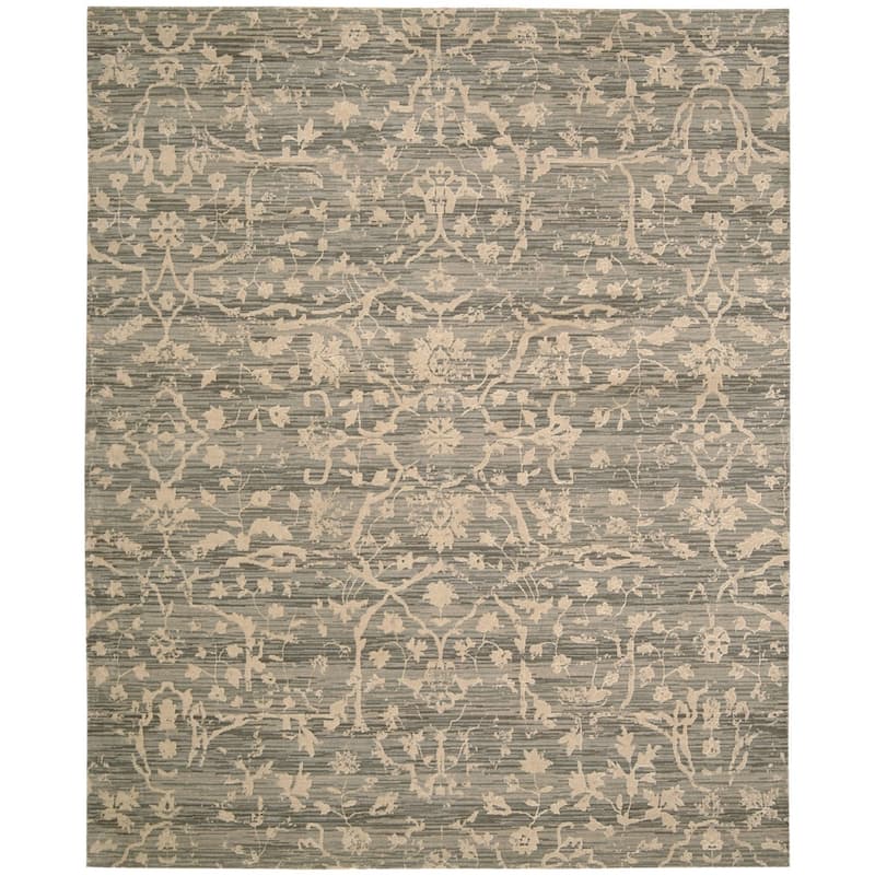 Nourison Silk Elements Area Rug - 2'3" x 3' - Beige - Runner/Rectangle
