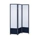 Coaster Company Black Translucent 3-panel Folding Screen - 52" x 0.75