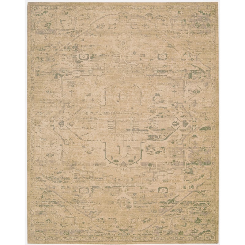 Nourison Silk Elements Area Rug - 2'3" x 3' - Beige - Rectangle