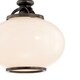 preview thumbnail 2 of 3, Canton 1-light 9-inch Semi Flush