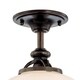 preview thumbnail 3 of 3, Canton 1-light 9-inch Semi Flush