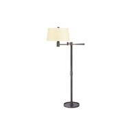 Hudson Valley Lindale 1-light Old Bronze Floor Lamp, Cream - Bed Bath ...