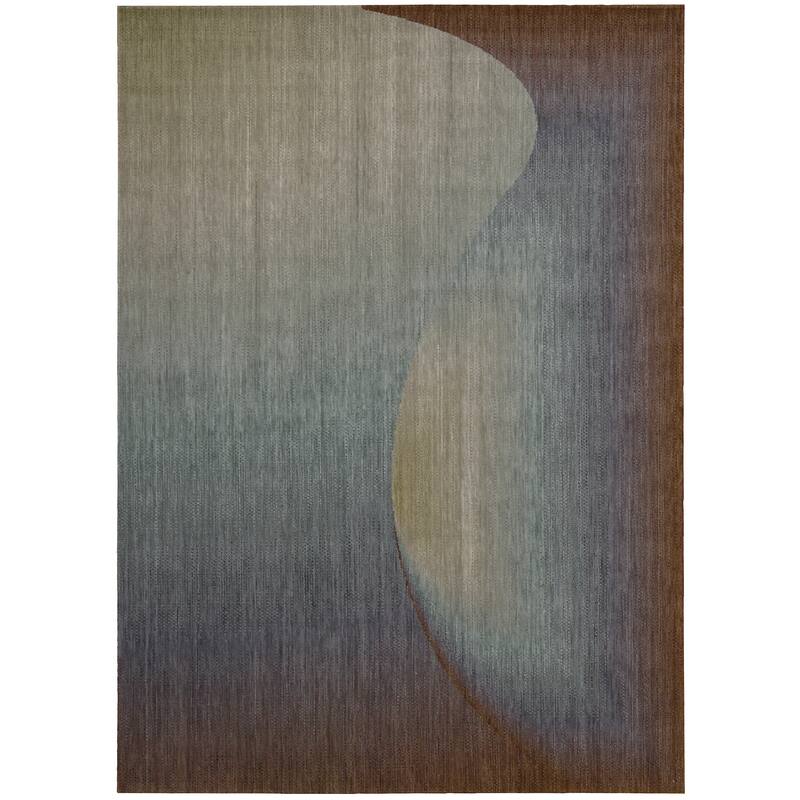 Nourison Radiant Arts RA01 Area Rug - 2'3" x 4' - Grey - Rectangle