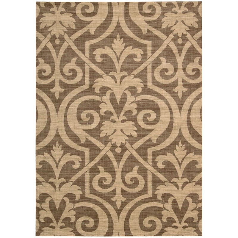 Nourison Riviera RI04 Area Rug - 2' x 2' 9" - Brown - Runner/Rectangle