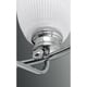 preview thumbnail 2 of 5, Lucky Collection 2-Light Polished Chrome Frosted Prismatic Glass Coastal Bath Vanity Light