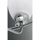 preview thumbnail 6 of 6, Lucky Collection 3-Light Brushed Nickel Frosted Prismatic Glass Coastal Bath Vanity Light