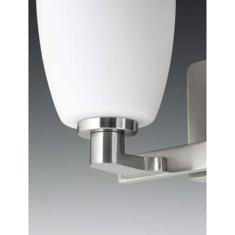 Fleet Collection 3-Light Polished Chrome Etched Painted White Inside Glass Coastal Bath Vanity Light