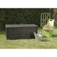 Keter Brightwood 120 Gallon Outdoor Plastic Storage Deck Box- Brown - Thumbnail 9