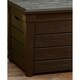 Keter Brightwood 120 Gallon Outdoor Plastic Storage Deck Box- Brown - Thumbnail 13