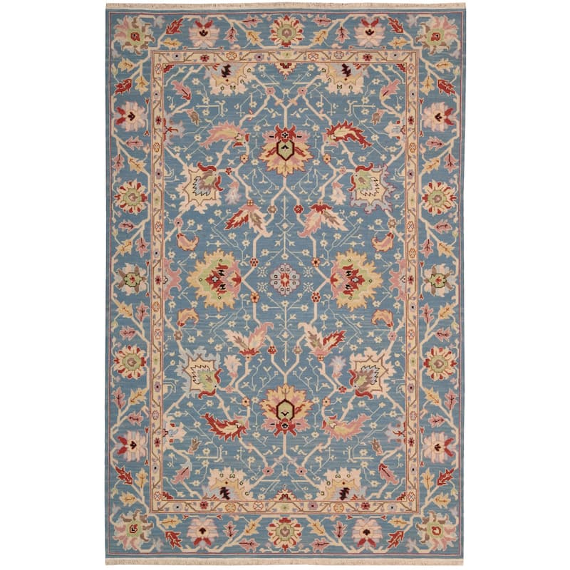 Nourison Nourmak French Country Floral Area Rug - 5' 10" x 8' 10" - Blue - Runner/Rectangle