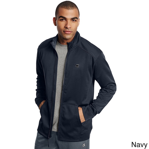 champion men's tech fleece full zip jacket