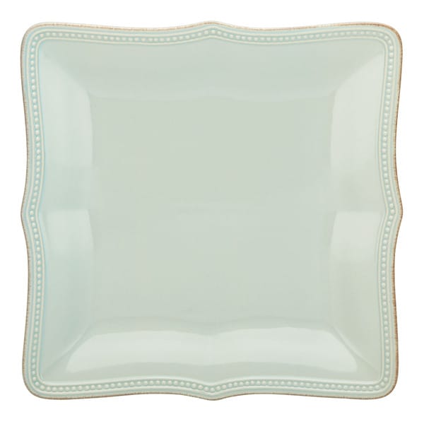 lenox french perle ice blue square dinner plat