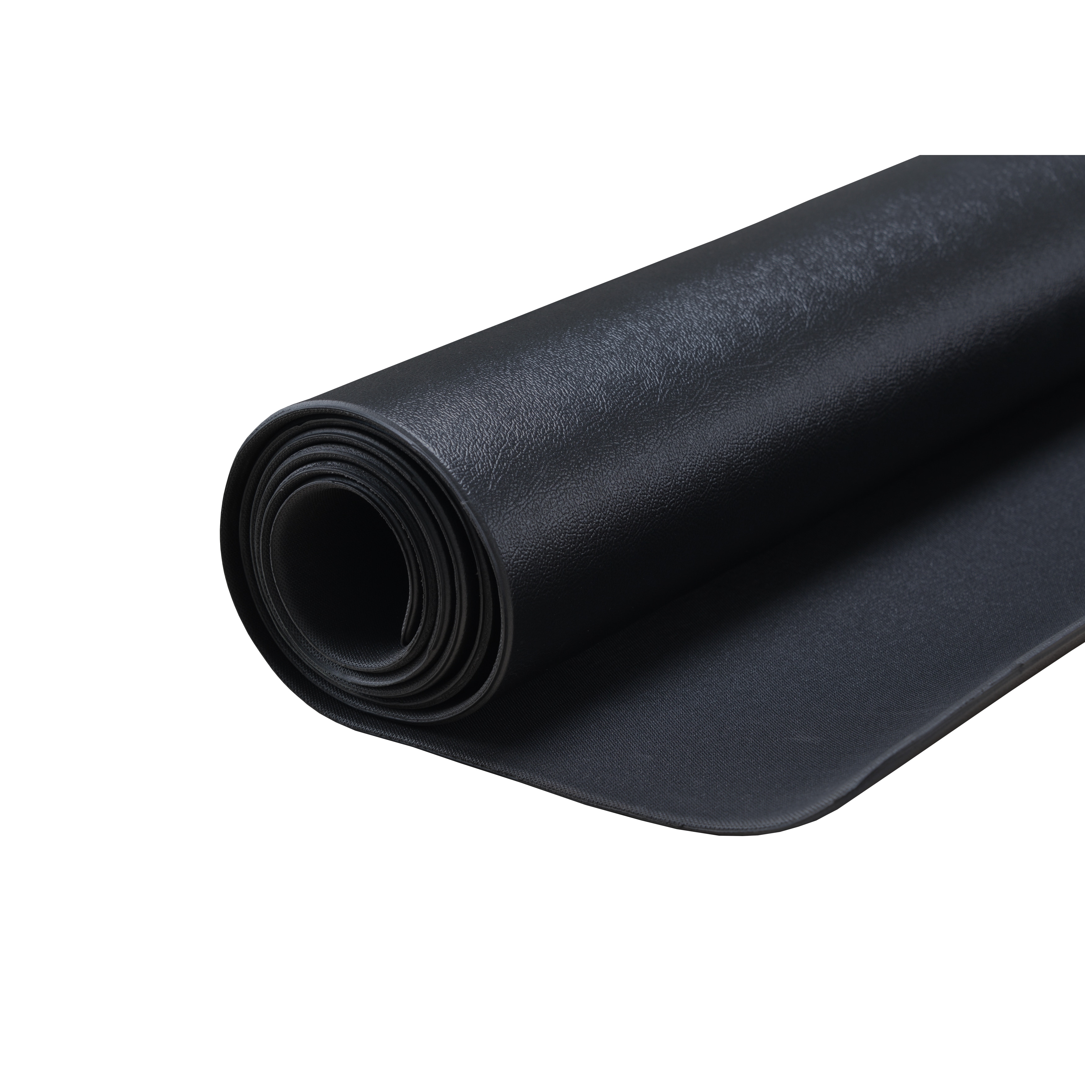 black fitness mat