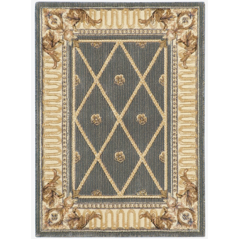 Nourison Ashton House Wool Area Rug - 2' x 2' 9" - Dark Blue - Runner/Rectangle