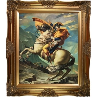 La Pastiche Jacques-Louis David 'Napoleon Crossing the Alps, 1801 La Pastiche Jacques-Louis David 'Napoleon Crossing the Alps, 1801