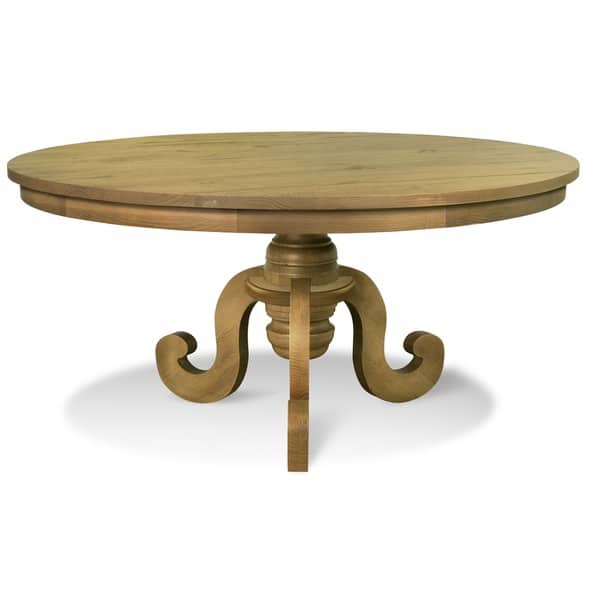 Artefama Phill Distressed Oak Round Dining Table Artefama Phill Distressed Oak Round Dining Table