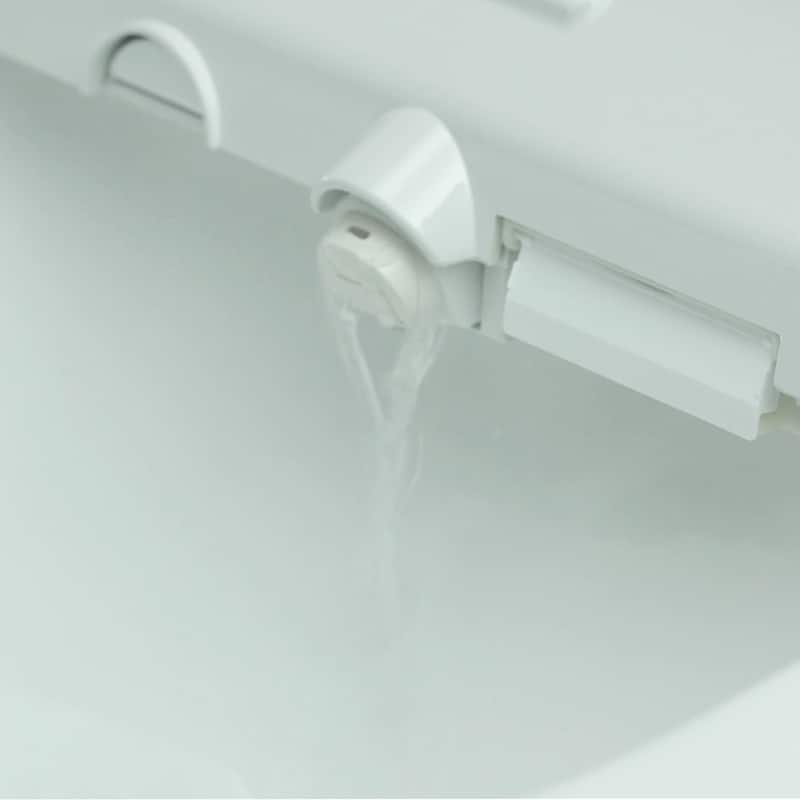 SmartBidet White ABS Electric Bidet Seat for Elongated Toilets