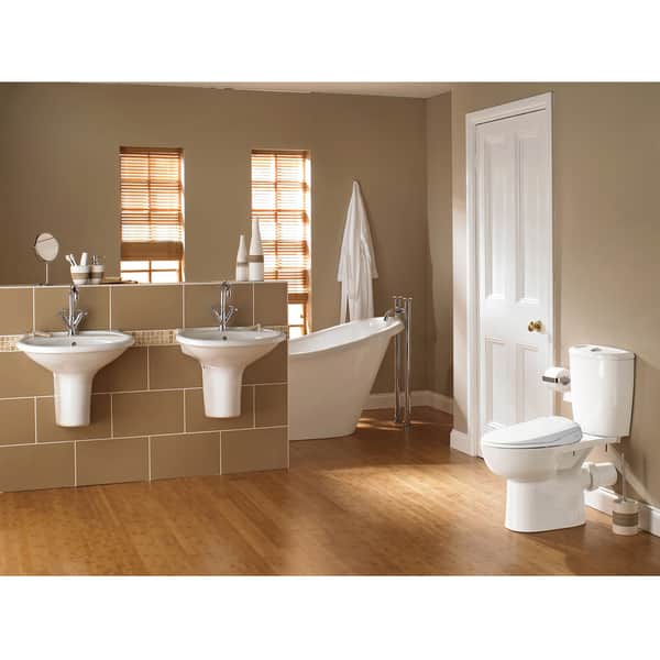 SmartBidet SB-110 Electric Bidet Toilet Seat – Heated, Elongated/Round, White