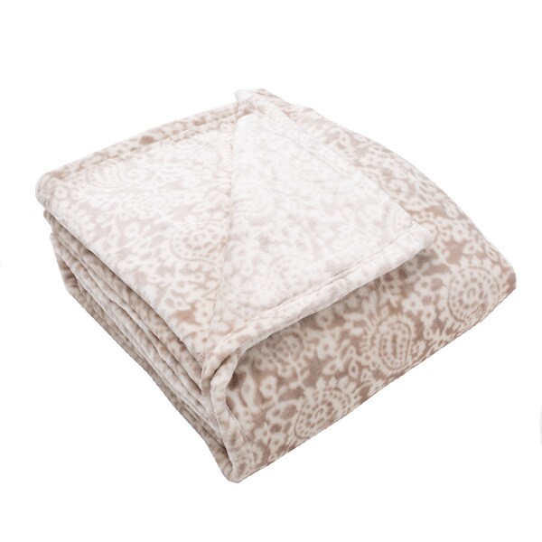 Home Fashion Designs Bella Collection Seville Ultra Plush Fleece Luxury Blanket