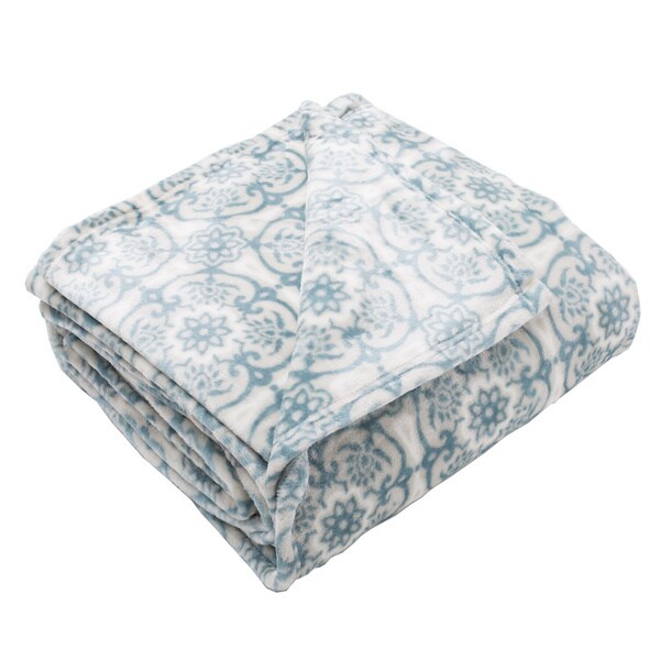 Home Fashion Designs Tasha Collection Seville Ultra Velvet Plush Fleece Luxury Blanket