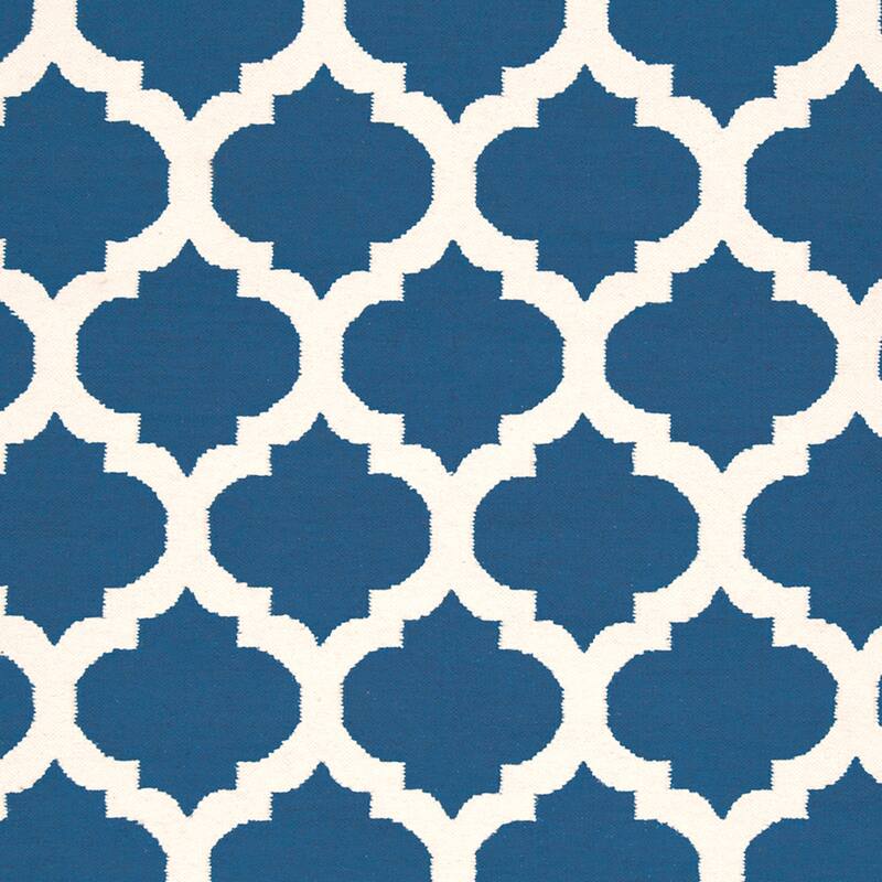 Hand Woven Carvin Flatweave Wool Area Rug