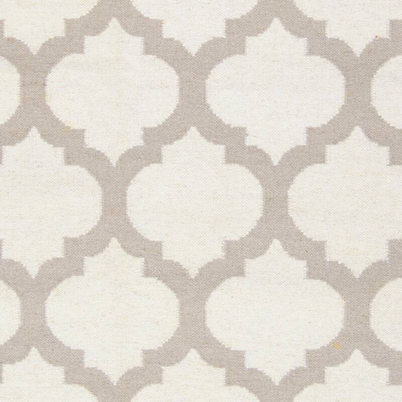 Hand Woven Carvin Flatweave Wool Area Rug