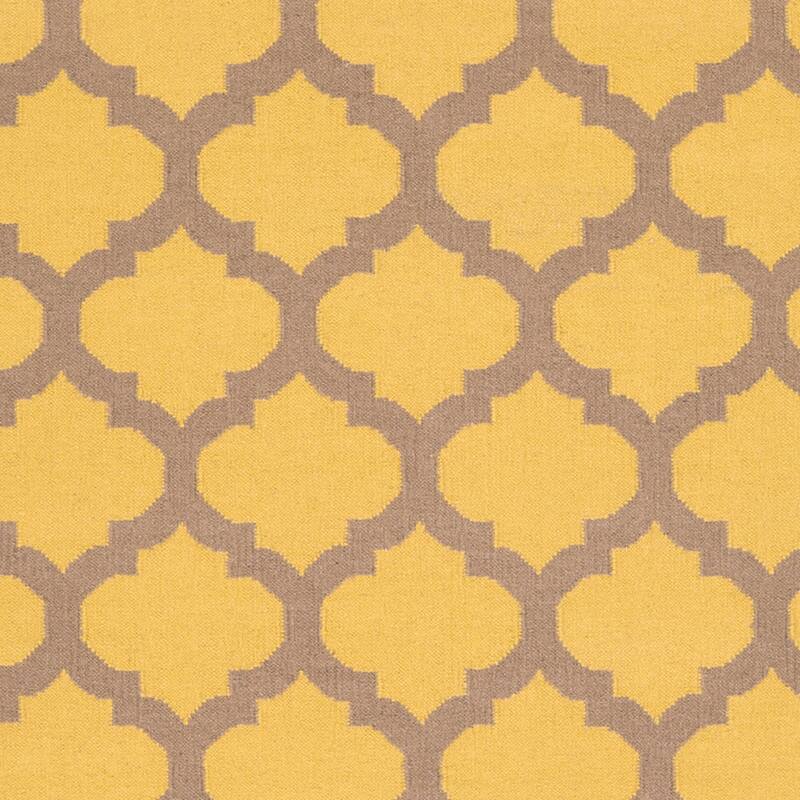 Hand Woven Carvin Flatweave Wool Area Rug